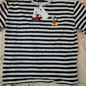 Mickey Stripped Shirt NWT